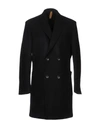 Low Brand Coat In Dark Blue