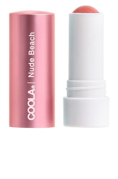 Coola Mineral Liplux Organic Tinted Lip Balm Sunscreen Spf 30 In Nude Beach