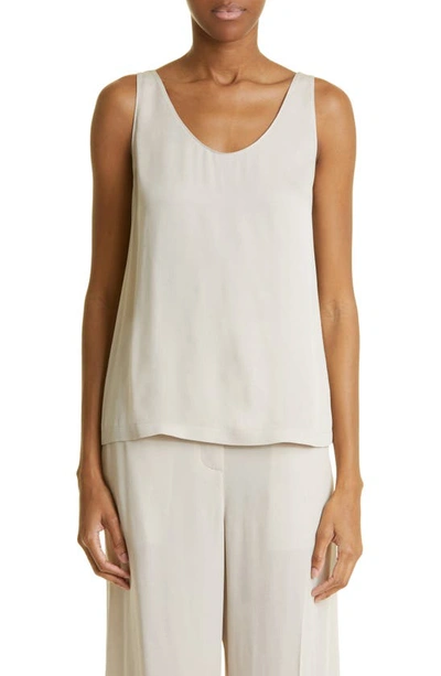 Fabiana Filippi Scoop Neck Tank In White