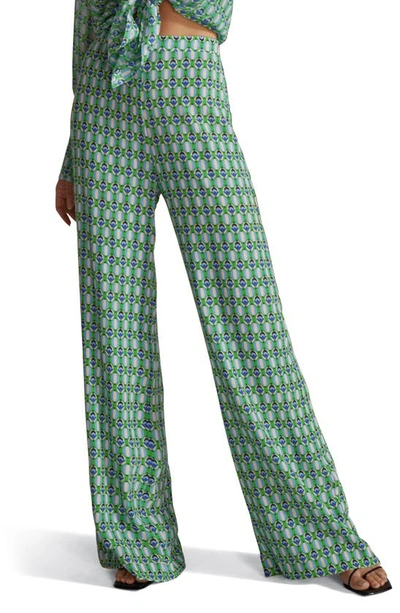 Favorite Daughter The Friday Trousers In Retro Mosaic Print