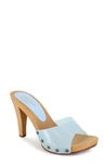 Candies Paxe Slide Sandal In Blue