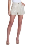 L Agence Safari Short In Pebble/ Gold