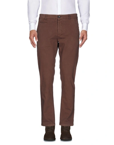 Low Brand Casual Pants In Dark Brown