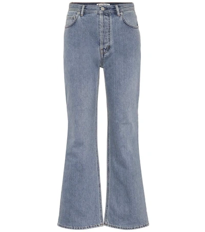 Acne Studios Taughty Flared Jeans In Blue