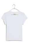 Madewell Brightside T-shirt In Eyelet White