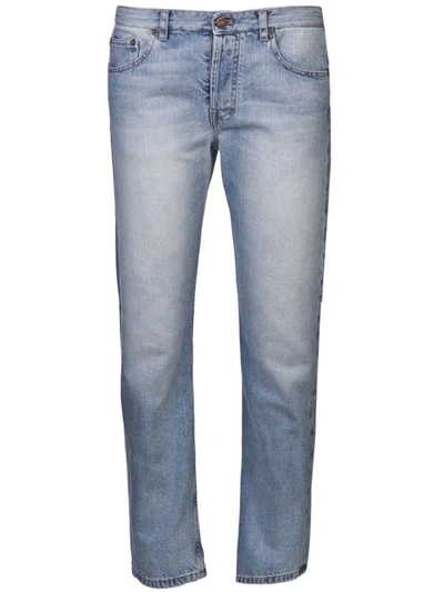 The Row Ashland Mid-rise Straight-leg Jeans In Blue