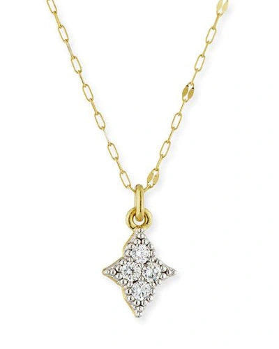 Jude Frances 18k Moroccan Diamond Quad Pendant Necklace In Gold