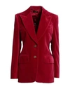 Tom Ford Woman Suit Jacket Red Size 10 Cotton In Pink