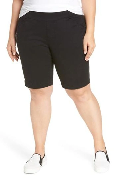 Jag Jeans Ainsley Pull-on Bermuda Shorts In Black