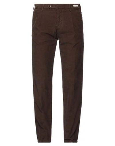 L.b.m 1911 L. B.m. 1911 Man Pants Dark Brown Size 34 Cotton, Elastane