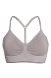 Yummie Emmie T-back Cami Bralette In Gull Gray