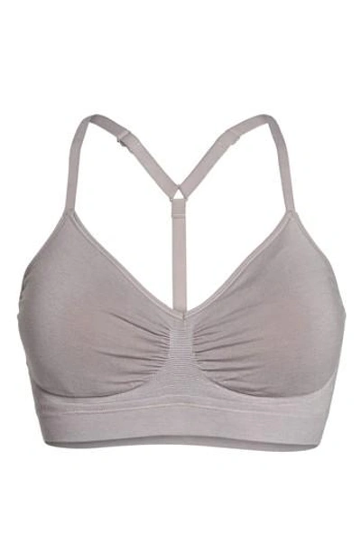 Yummie Emmie T-back Cami Bralette In Gull Gray