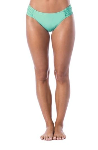 La Blanca Island Goddess Hipster Bikini Bottoms In Seafoam