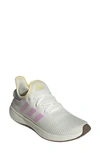 Adidas Originals Cloadfoam Pure Running Shoe In Off White/ Lilac/ Blue