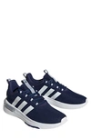 Adidas Originals Racer Tr23 Running Sneaker In Dark Blue/ White/ Halo Silver