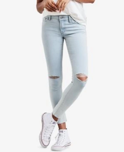 Levi's 711 Ripped Skinny Jeans In More Is More