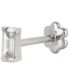 Maria Tash Baguette Diamond Threaded Stud Earring