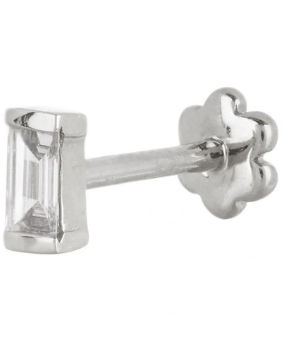 Maria Tash Baguette Diamond Threaded Stud Earring