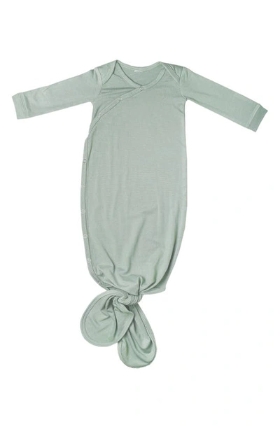 Copper Pearl Babies' Newborn Knotted Gown In Briar