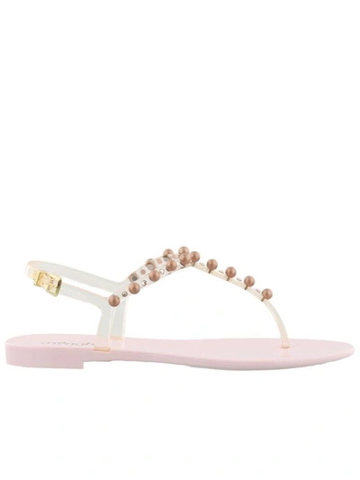 Menghi Thong Sandals In Pink