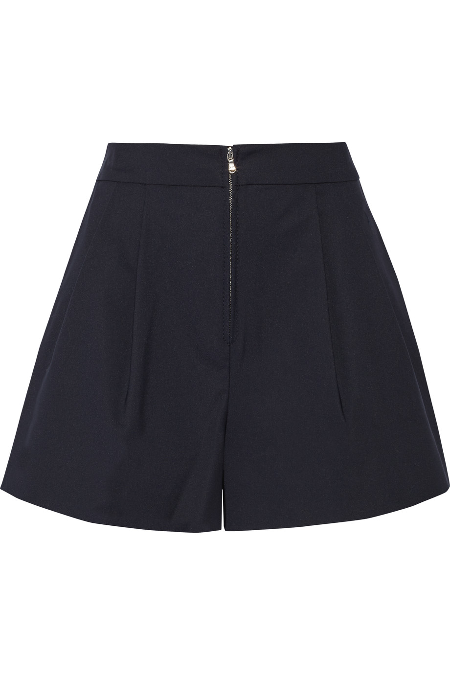 Pleated Stretch-cotton Shorts | ModeSens
