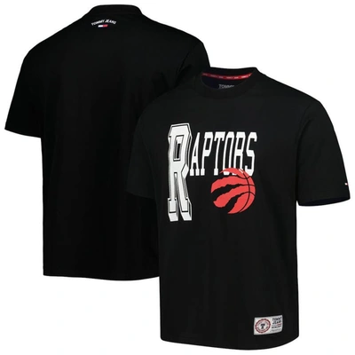 Tommy Jeans Black Toronto Raptors Mel Varsity T-shirt