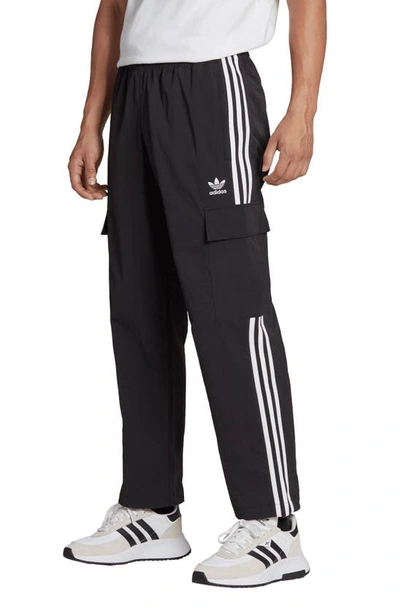 Adidas Originals Mens  3 Stripe Cargo Pant In White/black