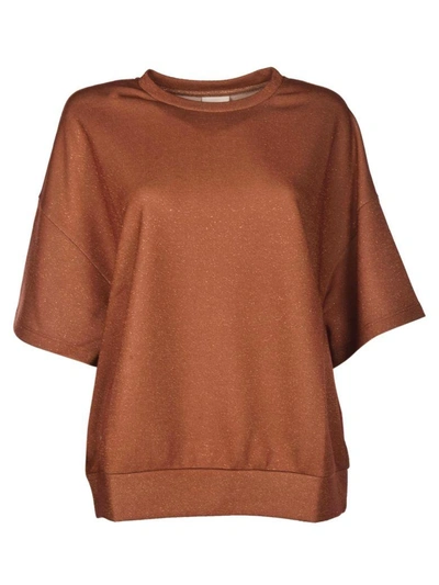 Dries Van Noten Oversized T-shirt In Rust
