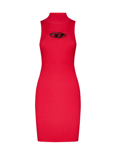 Diesel Dress In Red