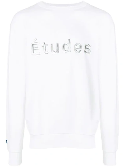 Etudes Studio Études Crewneck Embroidered Sweatshirt - White