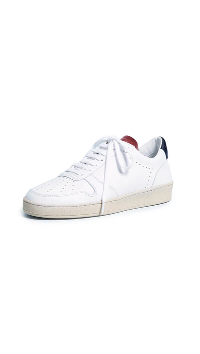 Zespà Laceup Sneakers In White/gum
