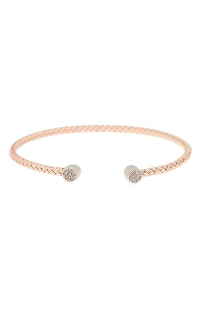 Meshmerise Diamond Bangle Bracelet In Rose