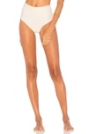 Montce Swim High Rise Bottom In White