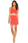 Kendall + Kylie Cut Out Dress In Bittersweet