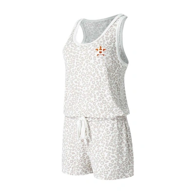 Concepts Sport Cream Houston Astros Montana Hacci Knit Romper