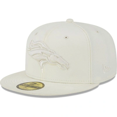 New Era Cream Denver Broncos Color Pack 59fifty Fitted Hat