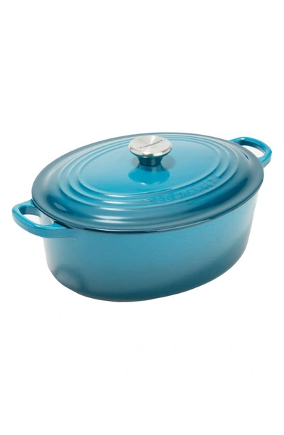 Le Creuset 4.5-quart Oval Dutch Oven In Deep Teal