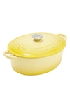 Le Creuset 4.5-quart Oval Dutch Oven In Soleil