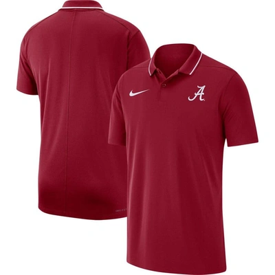 Nike Crimson Alabama Crimson Tide Coaches Performance Polo