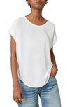 Lucky Brand Sandwash Dolman T-shirt In Bright White
