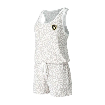 Concepts Sport Cream Milwaukee Brewers Montana Hacci Knit Romper