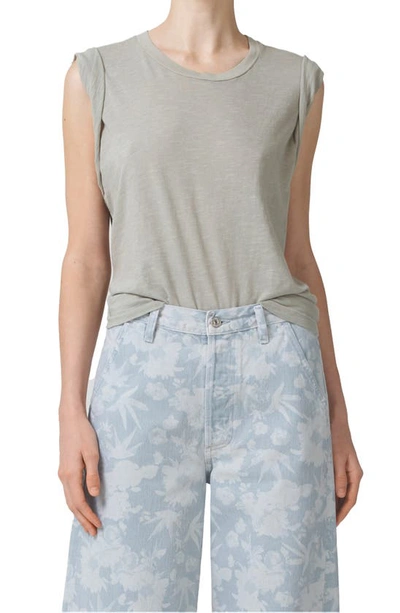 Citizen Of Humanity Kelsey Roll Sleeve Tee In Andes