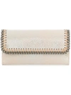 Stella Mccartney Foldover Falabella Wallet - Metallic