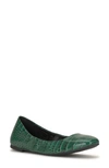 Jessica Simpson Sandaze Ballet Flat In Green