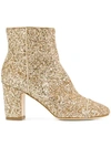 Polly Plume Ally Sequin Boots In Metallic