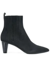 Sartore Pointed Toe Boots In Black