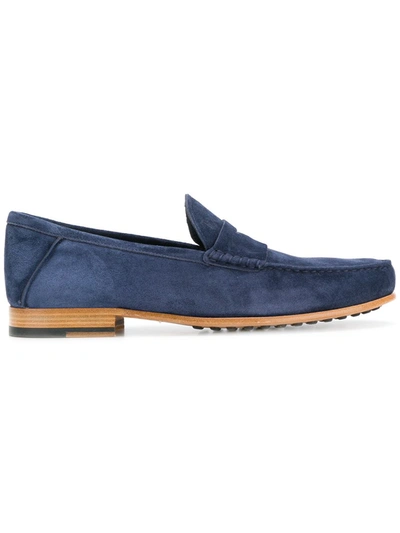 Tod's Classic Style Loafers In Blue