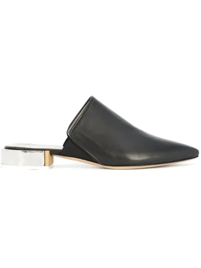 Agl Attilio Giusti Leombruni Pointed-toe Mules In Black