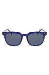 Cole Haan 53mm Square Sunglasses In Navy Crystal