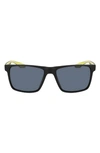 Cole Haan 58mm Square Sunglasses In Matte Black